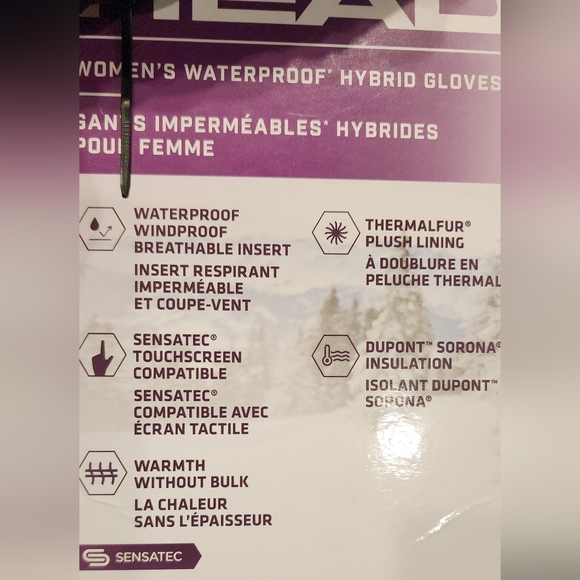 Head Women's Waterproof Touchscreen Gloves Size M - Picture 5 of 7